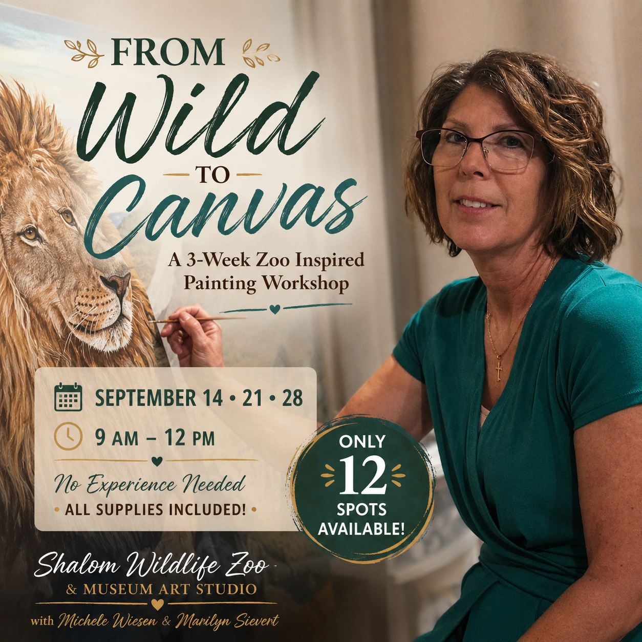 From Wild to Canvas: Art Class