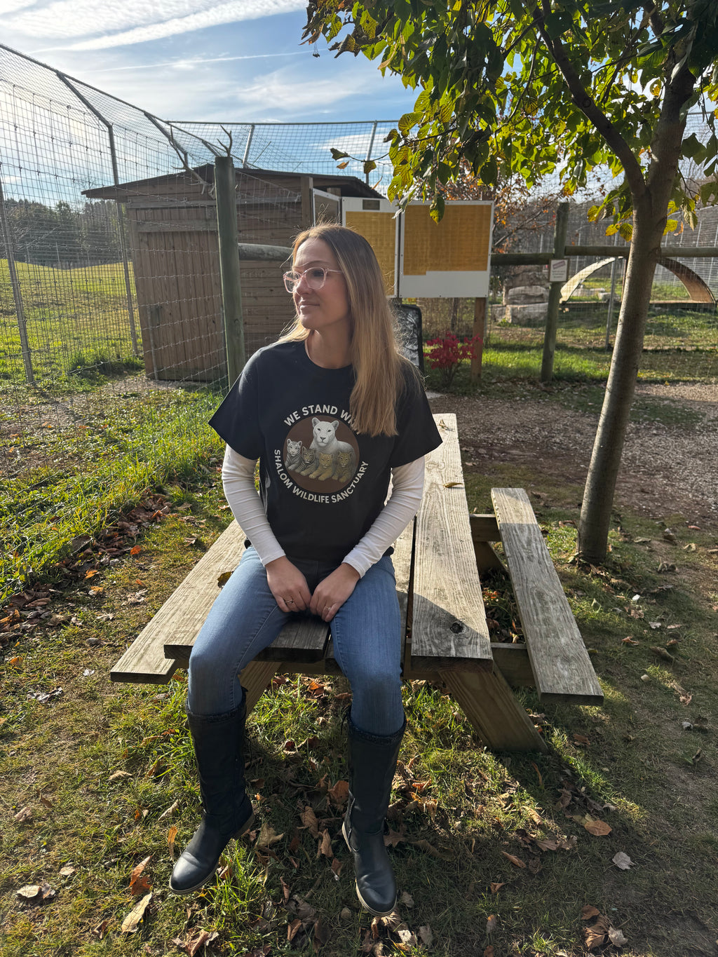 Shalom Support Tee- Ginger & Cubs