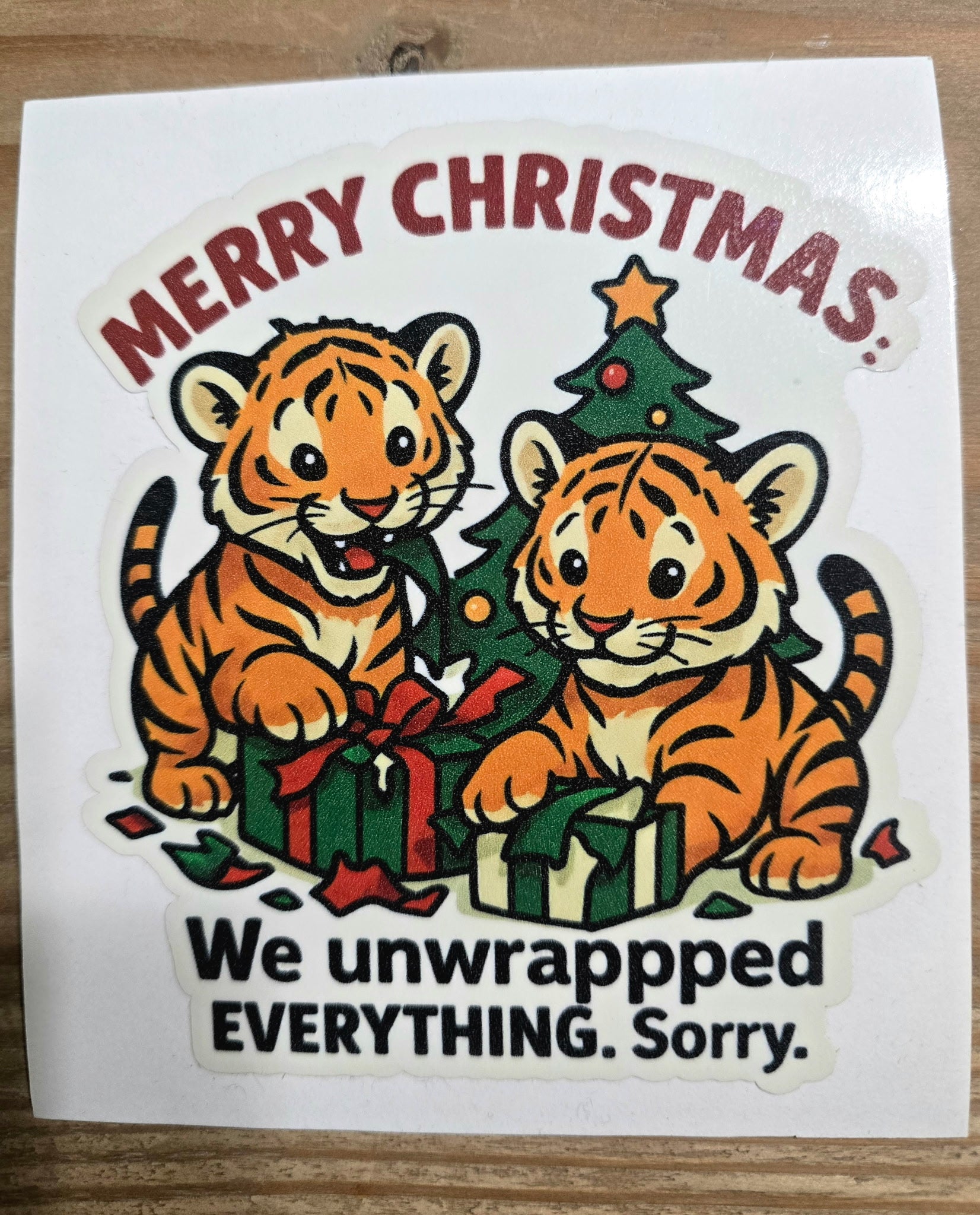 🎄 Shalom Wildlife Holiday Drive-Through Stickers