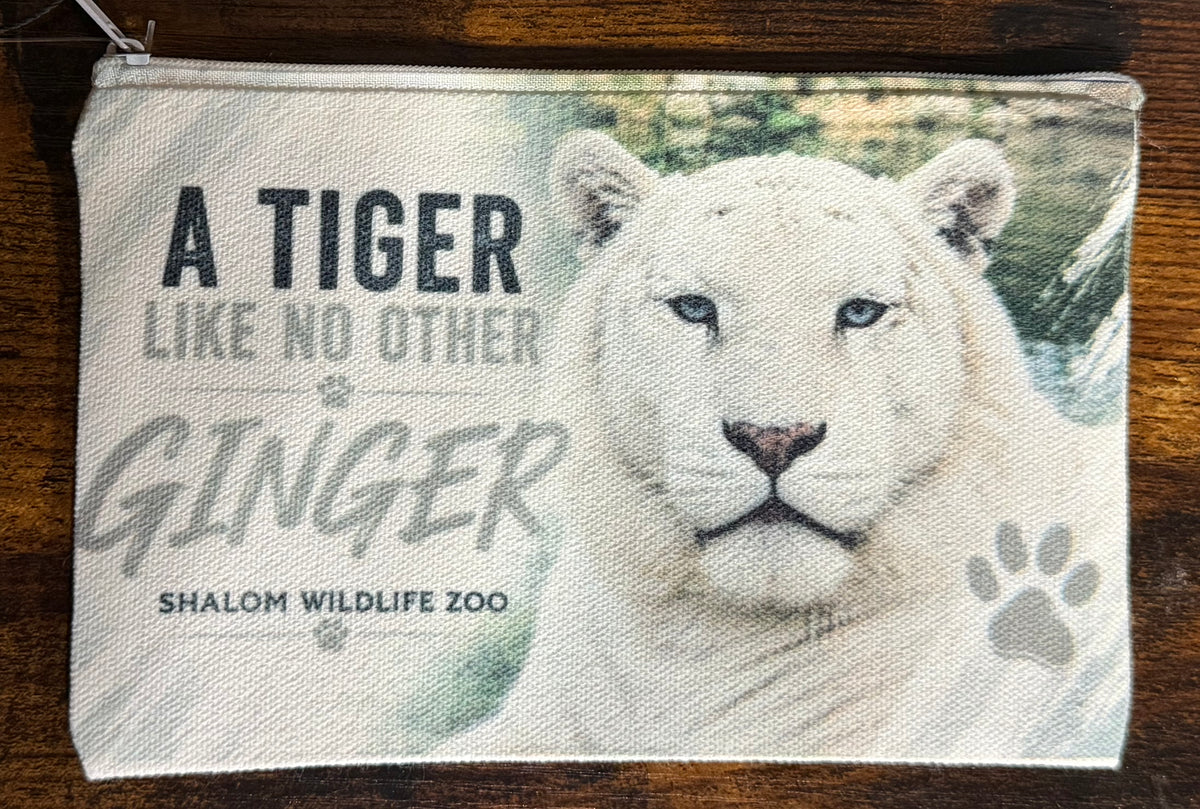 A Tiger Like No Other Sweet Ginger Pencil Pouch 🤍🐯