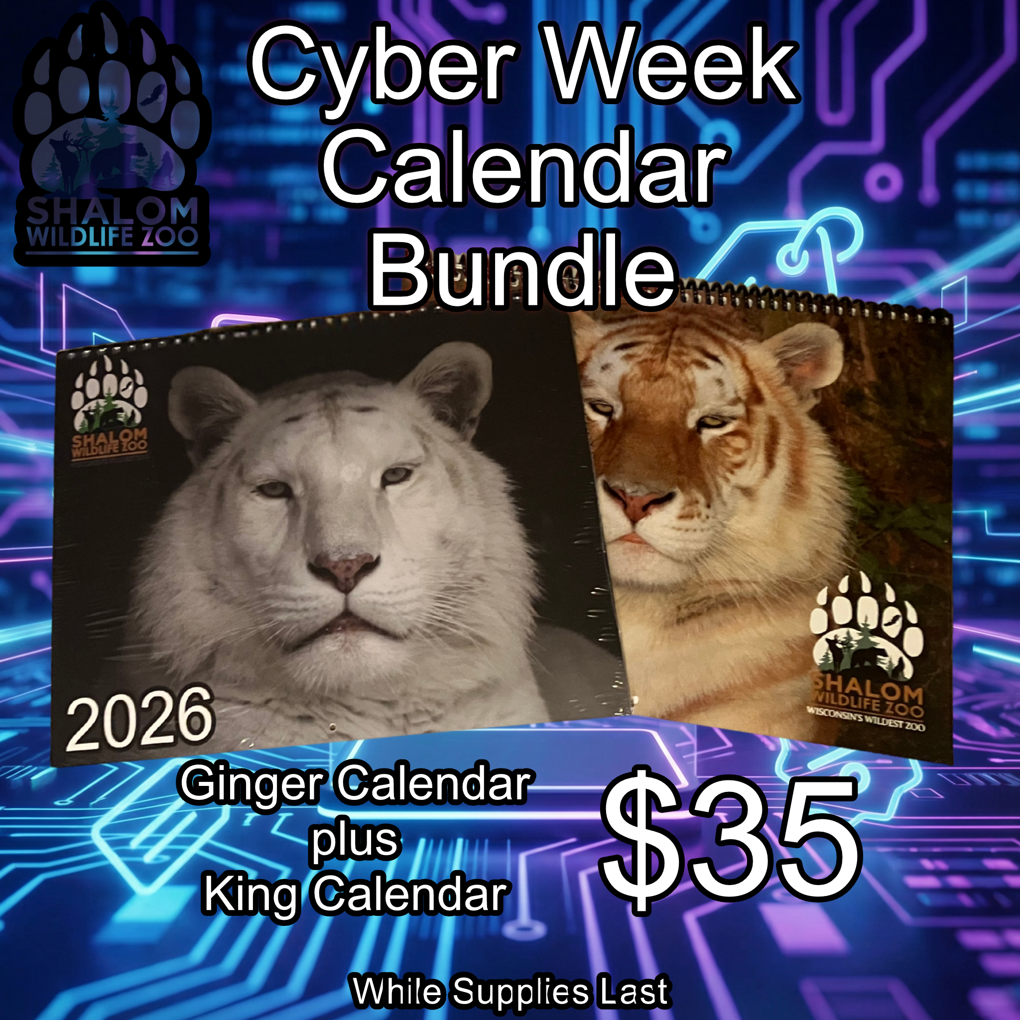 ⚡ Cyber Week Calendar Bundle – King + Ginger & Cubs