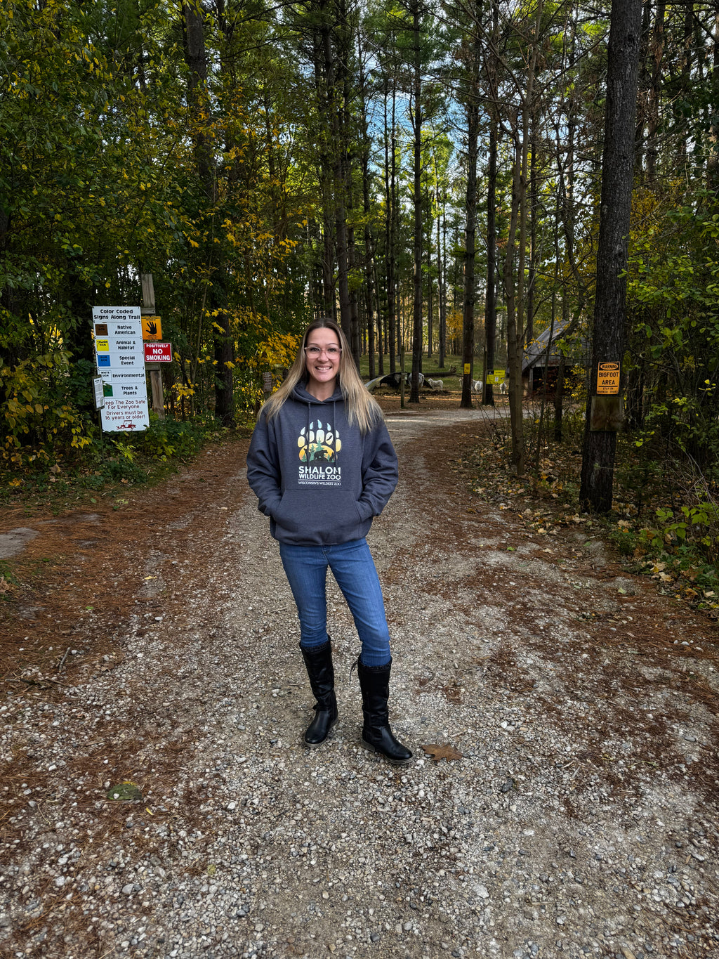 Shalom Wildlife Zoo Logo Hoodie