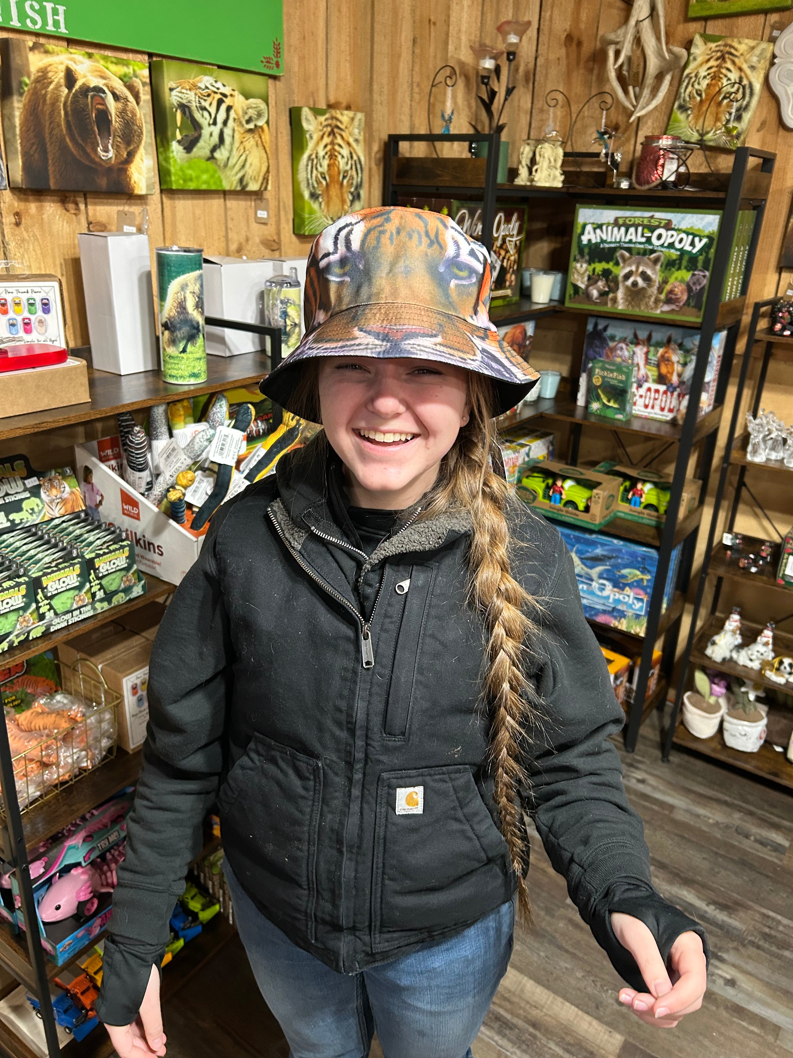 Tiger bucket hat