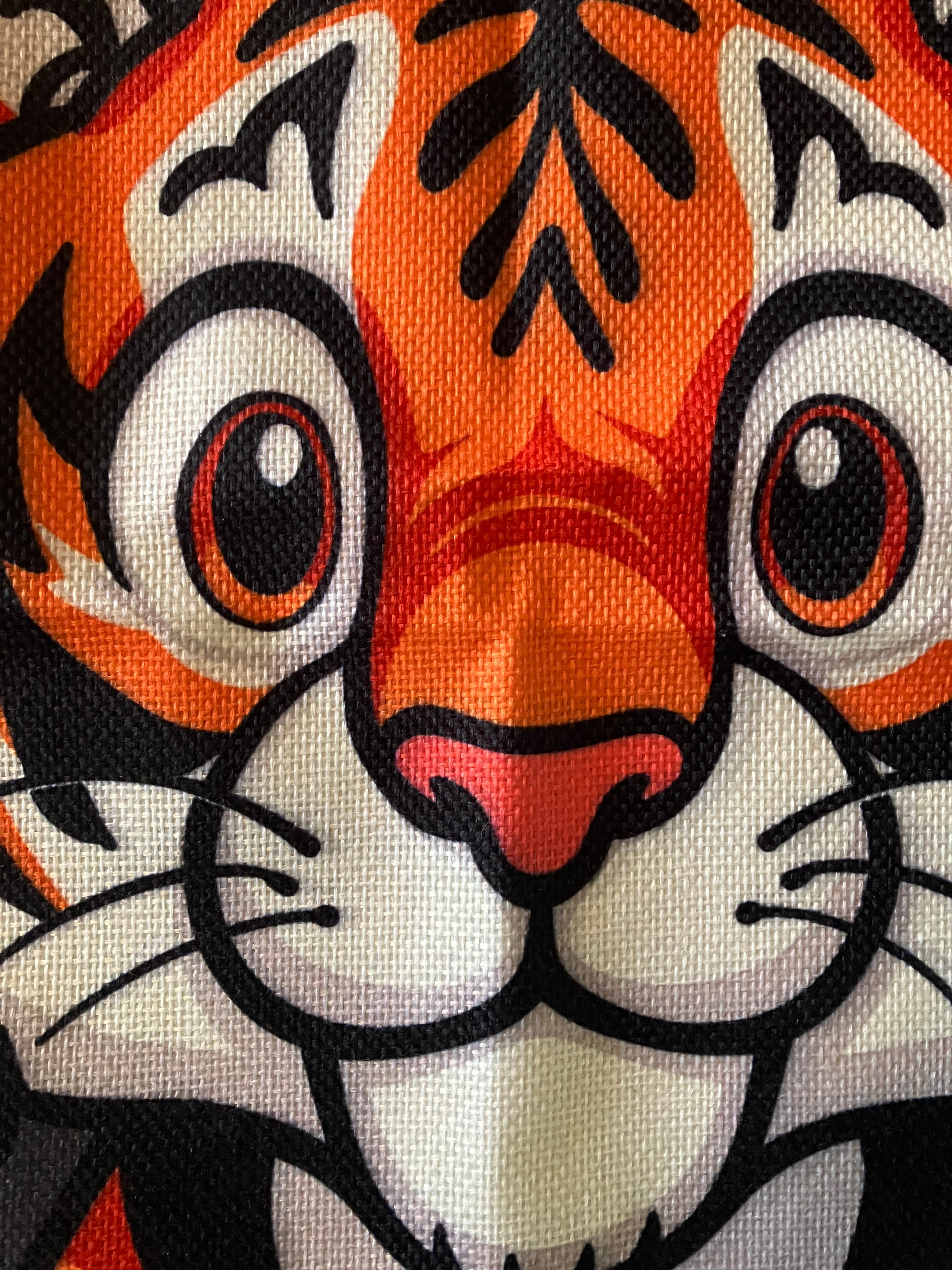 Tiger Face Reusable Tote Bag – Shalom Wildlife Zoo