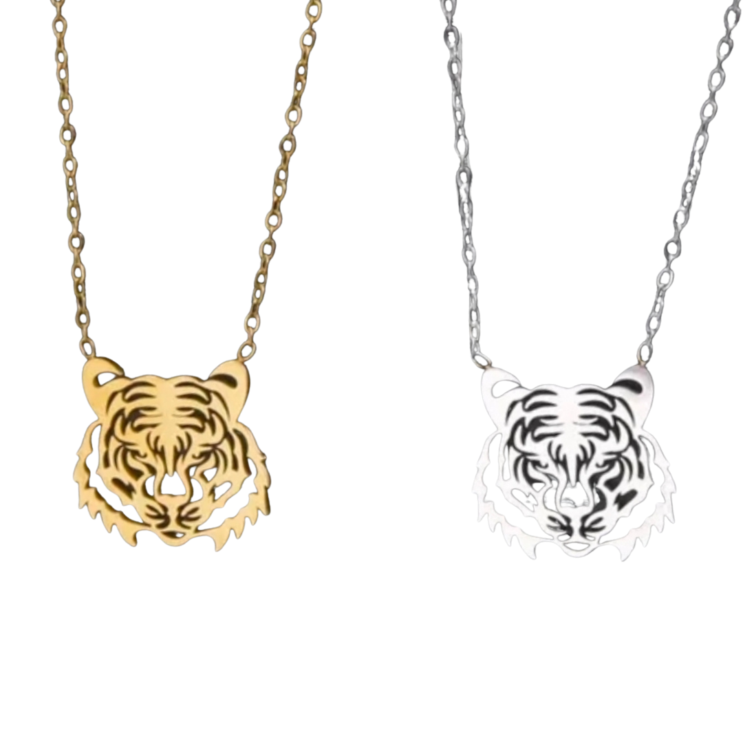 Tiger Head Necklace