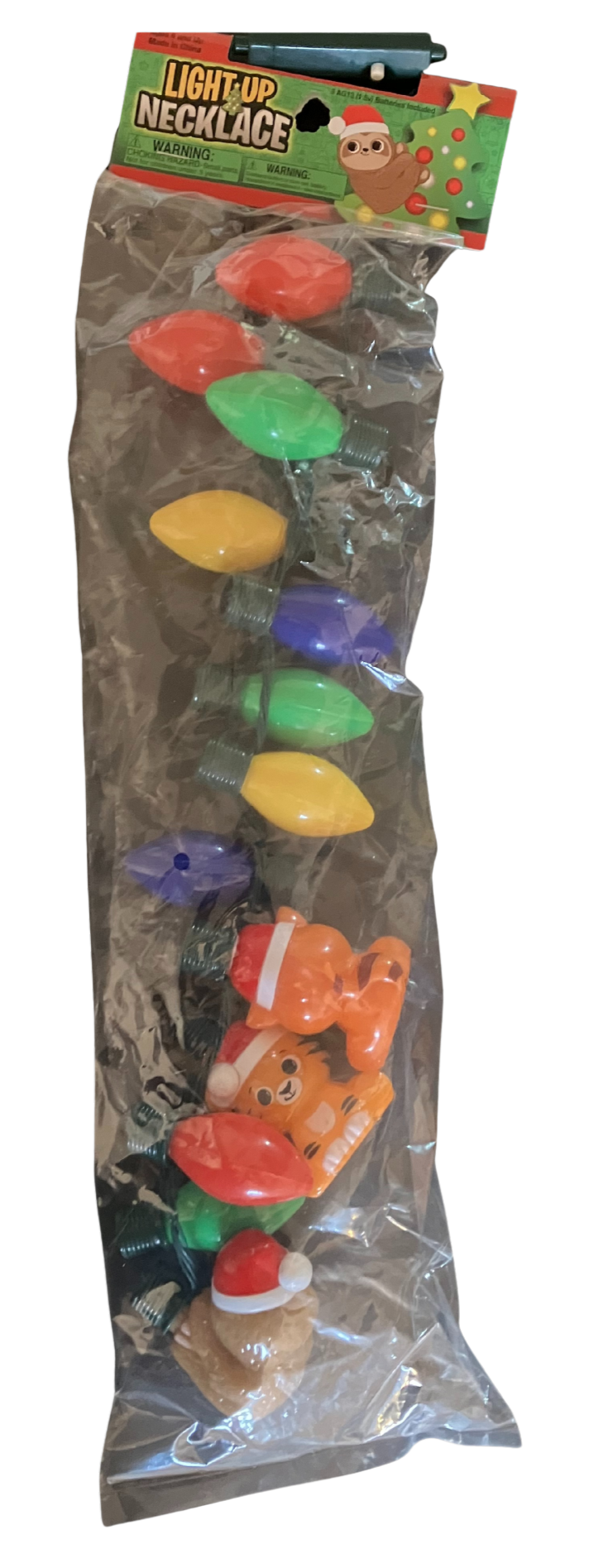 Christmas Light-Up Animal Necklace – Festive Holiday Glow Necklace