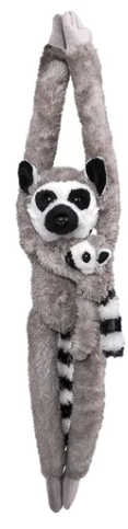 Hanging Lemur and Baby