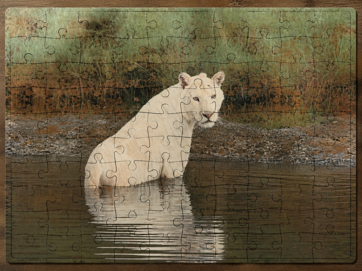 Sweet Ginger 100 piece wooden puzzle