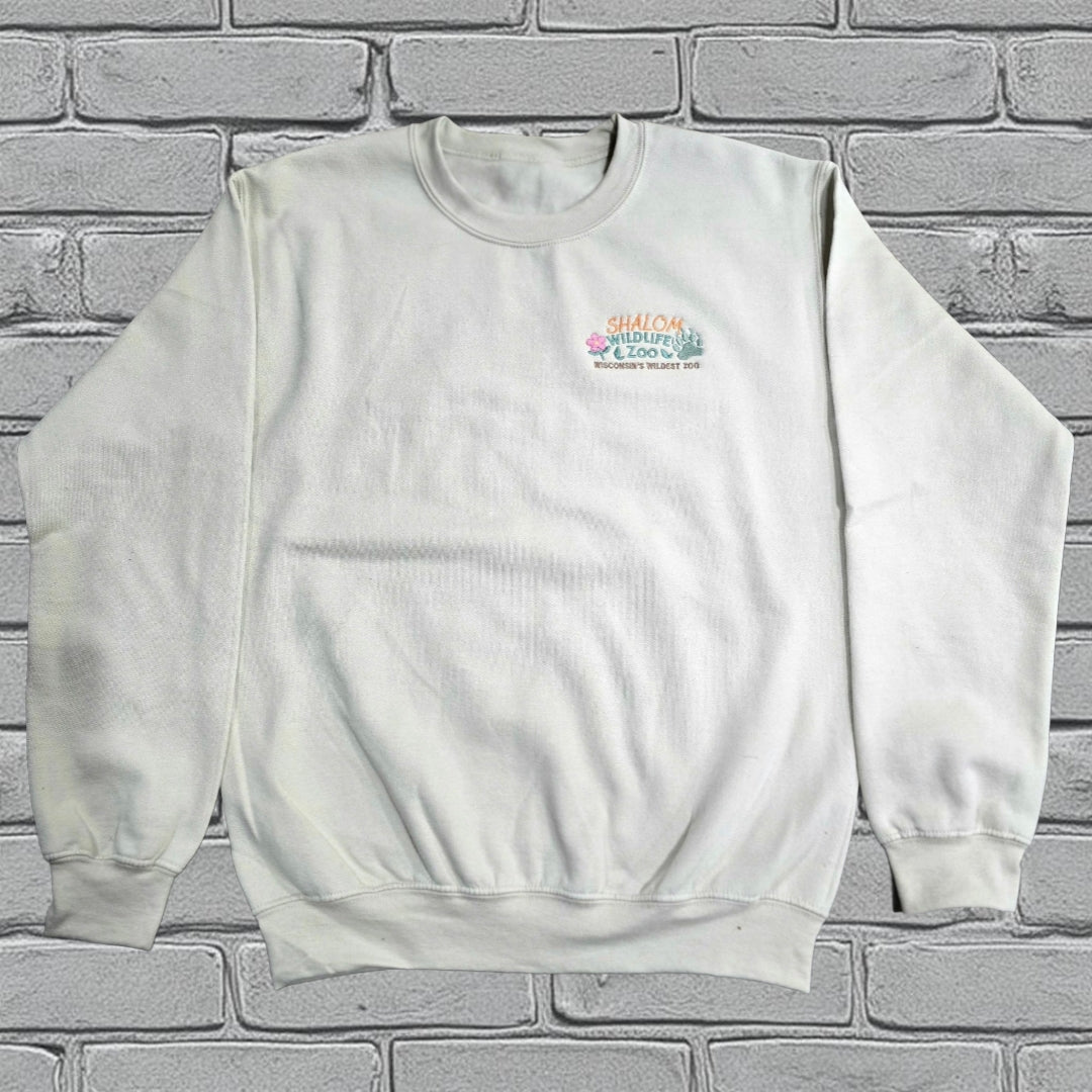 Shalom Wildlife Zoo Crewneck Sweatshirt W/ Flower Logo