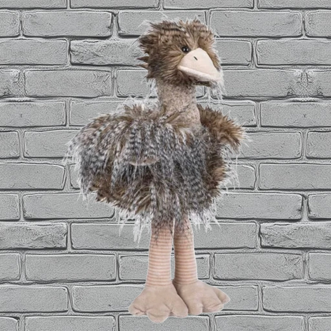 🐦 Long-Hair Emu Plush