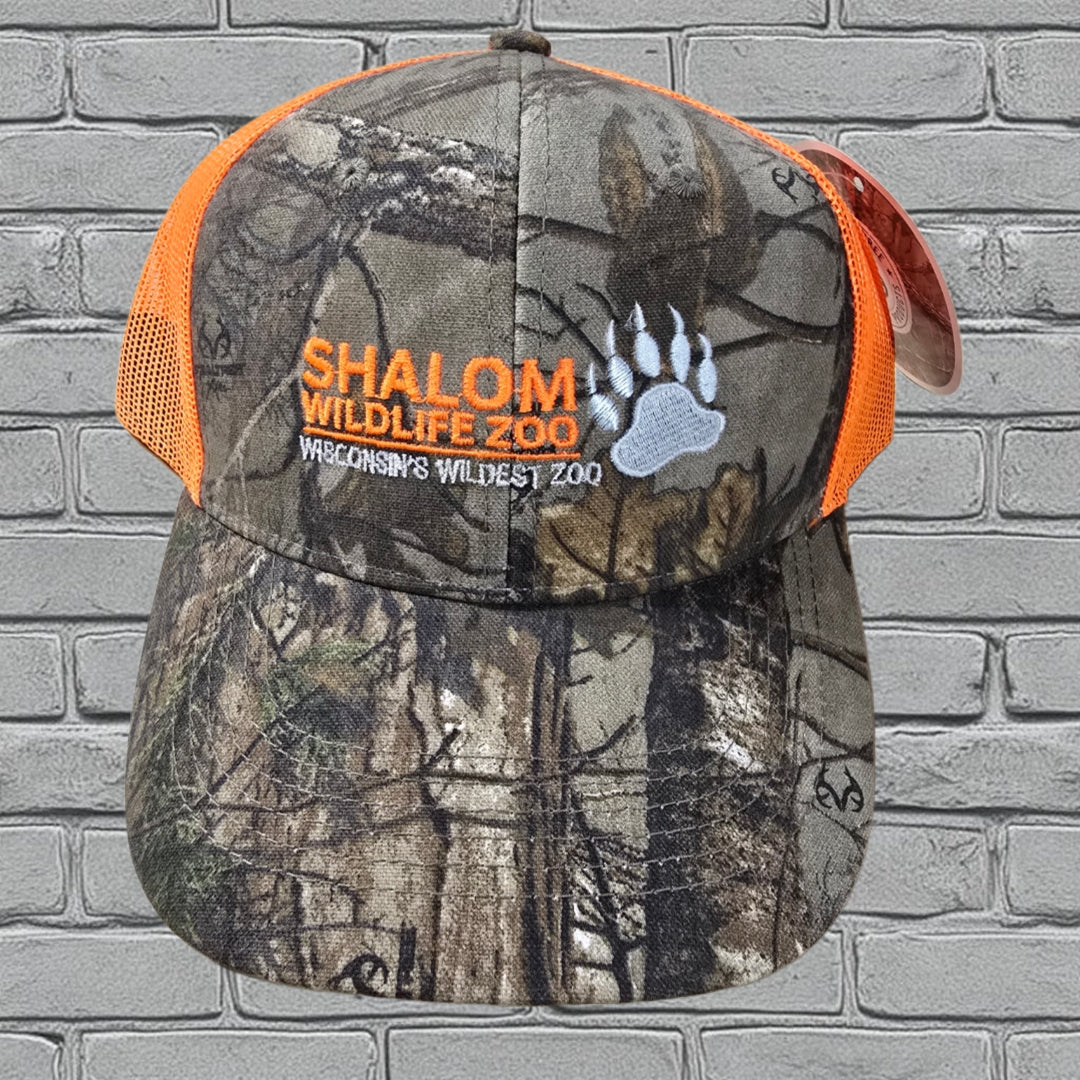 Shalom Wildlife Zoo Outdoor Adventure Bundle – Camo Hat, Orange Beanie & Deer Plush Gift Set