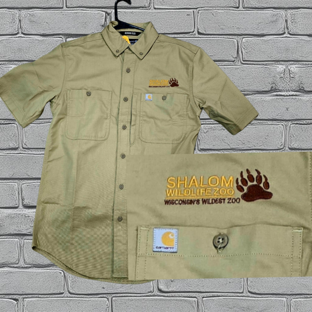 Shalom Wildlife Zoo Carhartt® Rugged Flex Short Sleeve Work Shirt